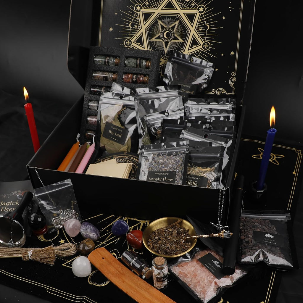 Witchcraft Supplies Kit, 132 Pieces