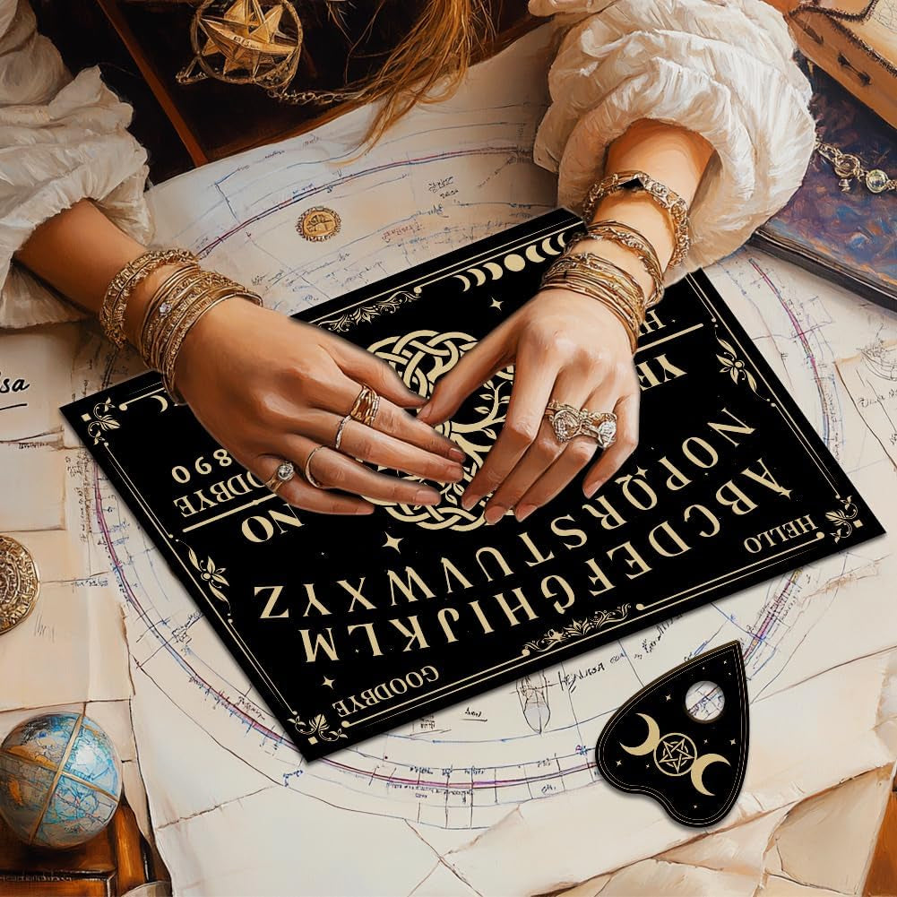 Tree of Life Wooden Spirit Board with Planchette