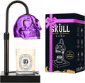 Gothic Skull Candle Warmer Lamp with Timer and Dimmer