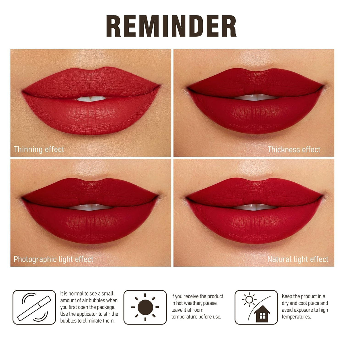 Burgundy Matte Liquid Lipstick - 2 Pack