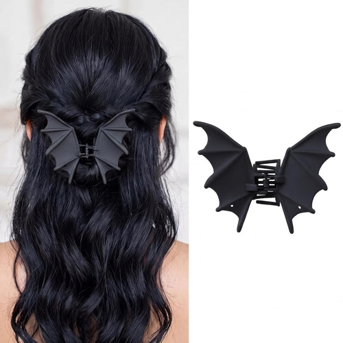 Bat Metal Hair Claw Clip