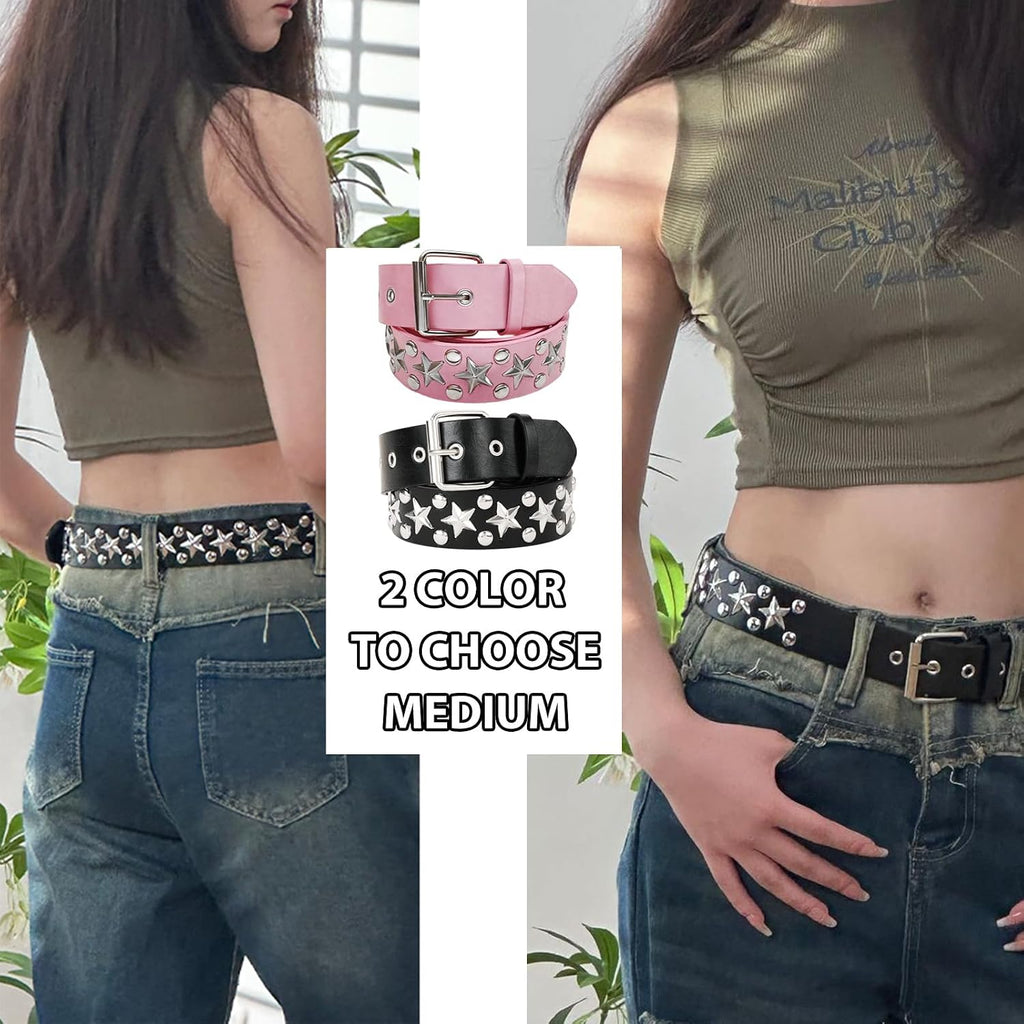 Star Studded Gothic Rivet Belt