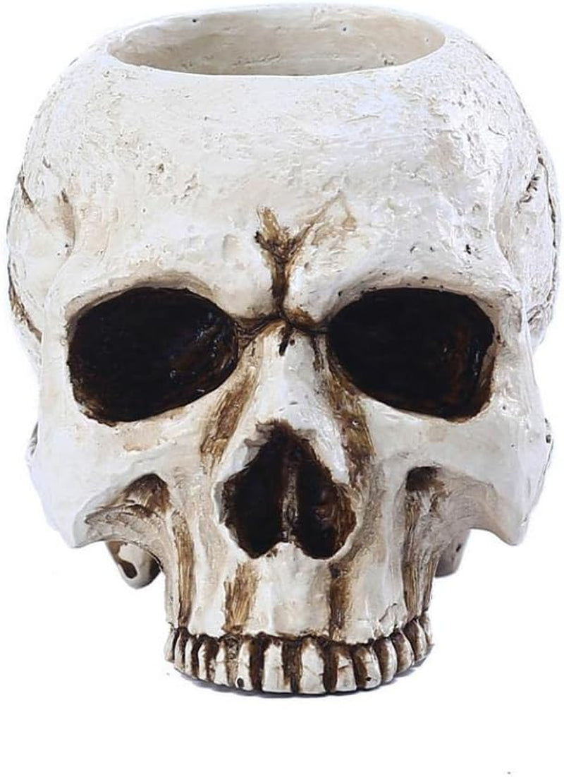 Mini Skull Resin Tea Light Holder