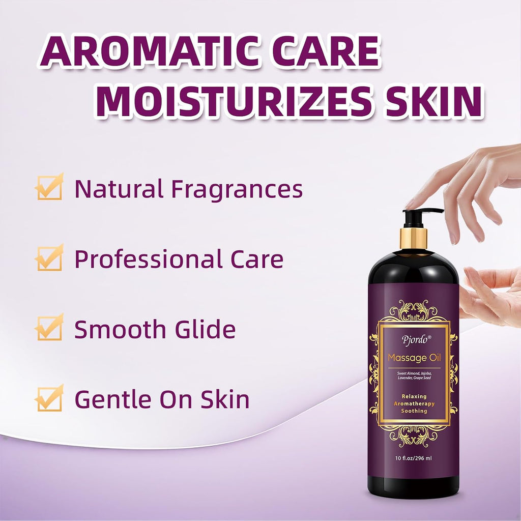 Lavender Massage & Body Oil - 10 Oz