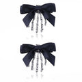 Skeleton Hand Hair Clips with Bowknot, 2 Piece