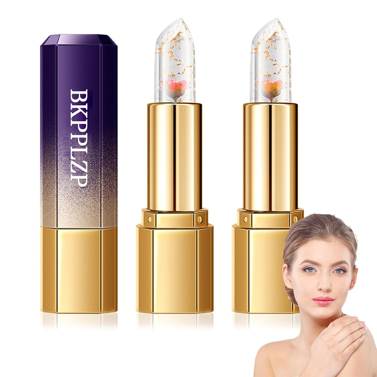 Wine Red Matte Lip Tint and Liquid Lipstick Set, 6 Colors