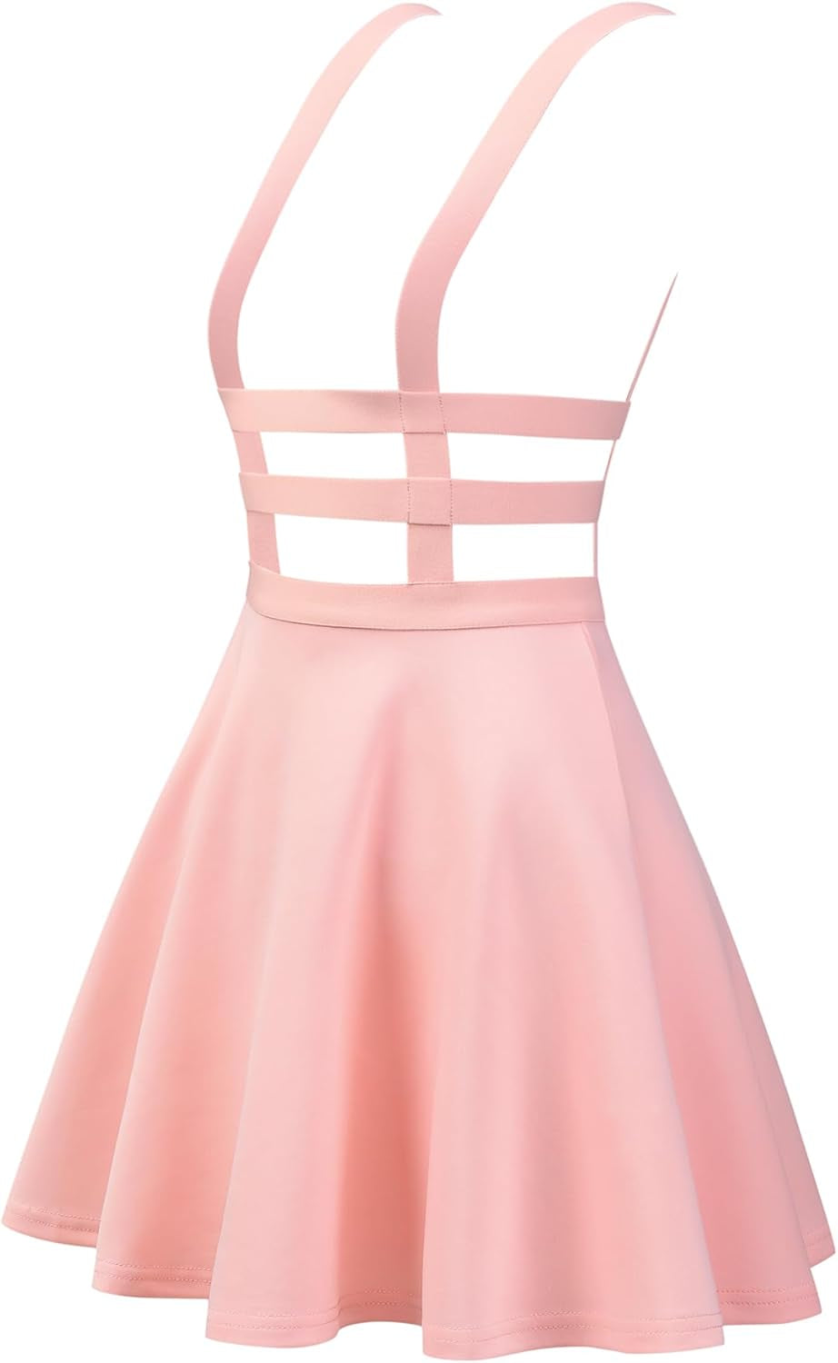 Gothic Pleated Suspender Skirt