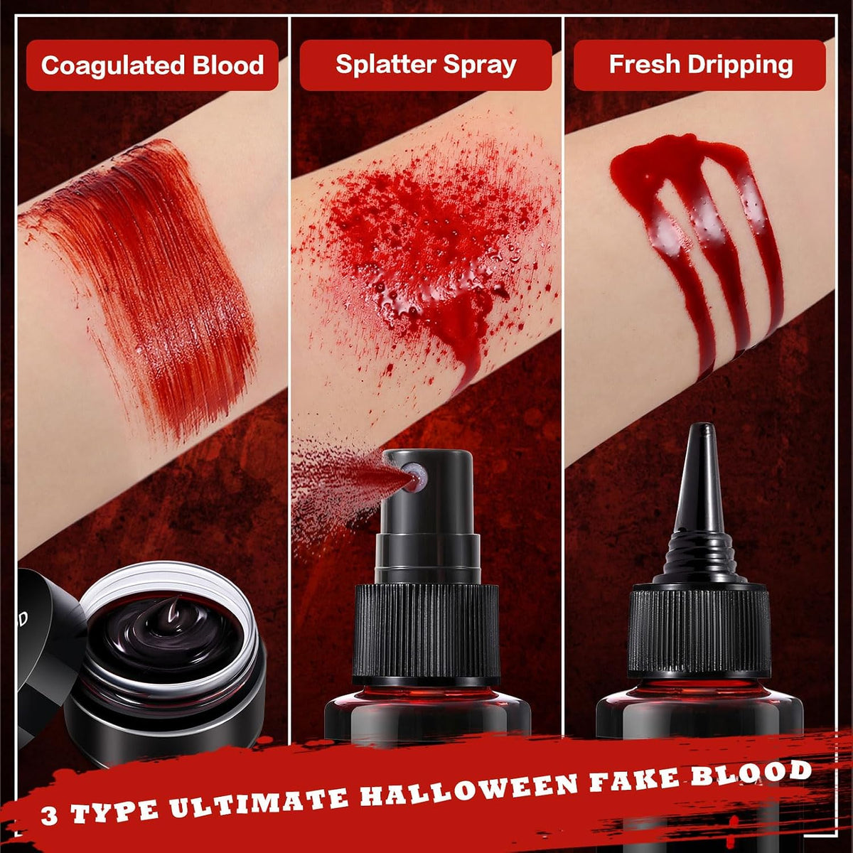 Fake Blood SFX Makeup Kit - 5 Piece