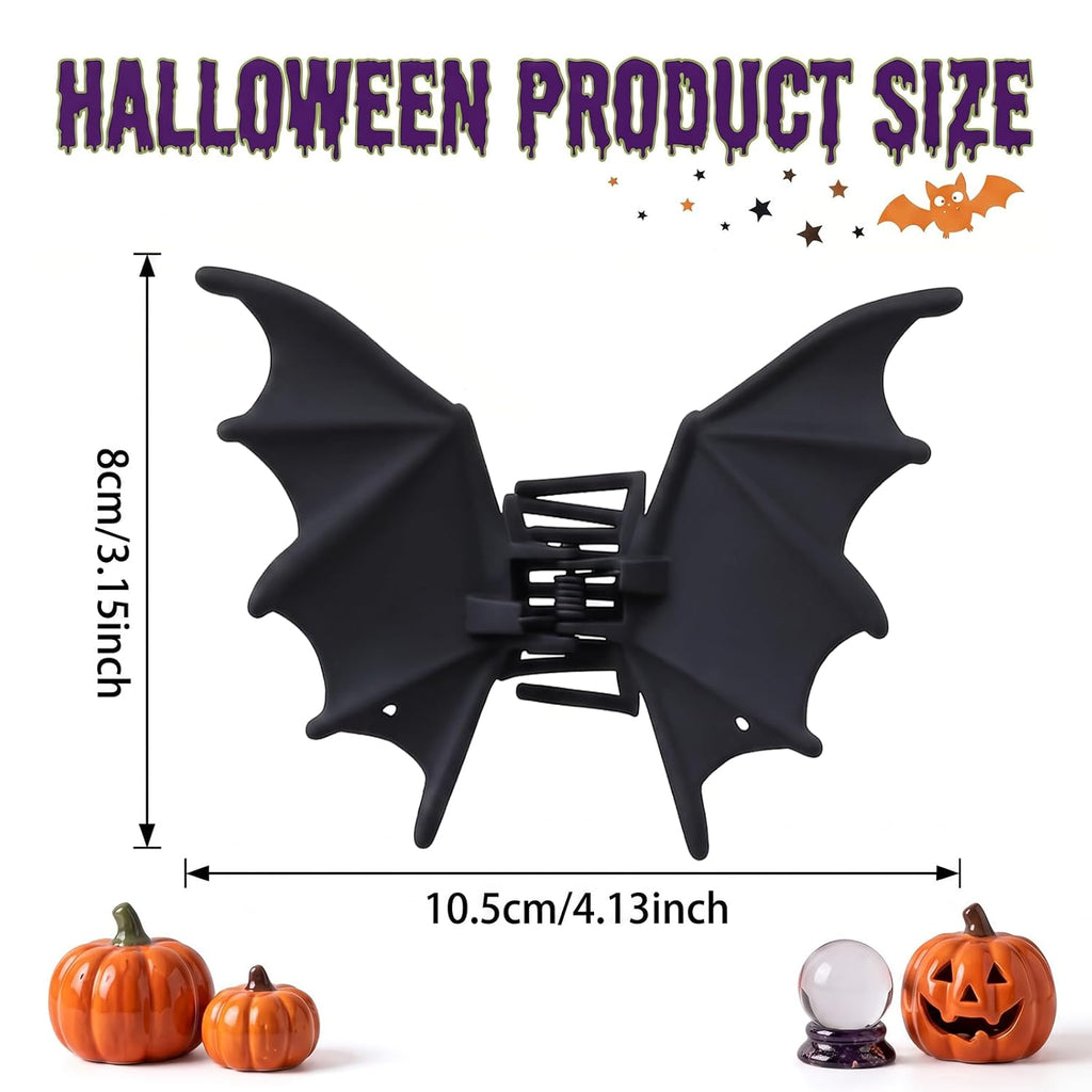 Bat Metal Hair Claw Clip