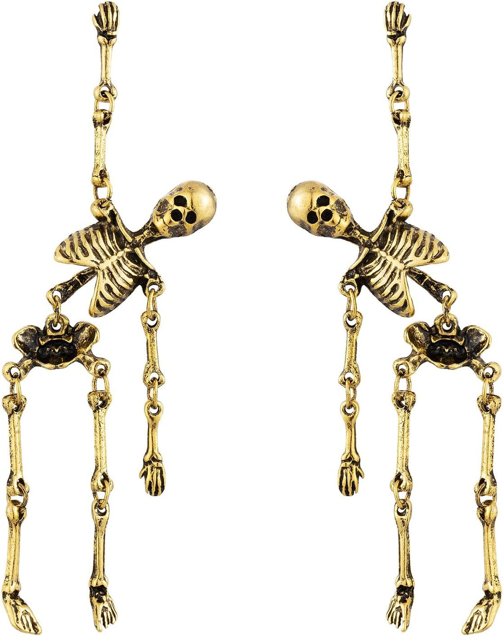 Gothic Punk Skull Earrings
