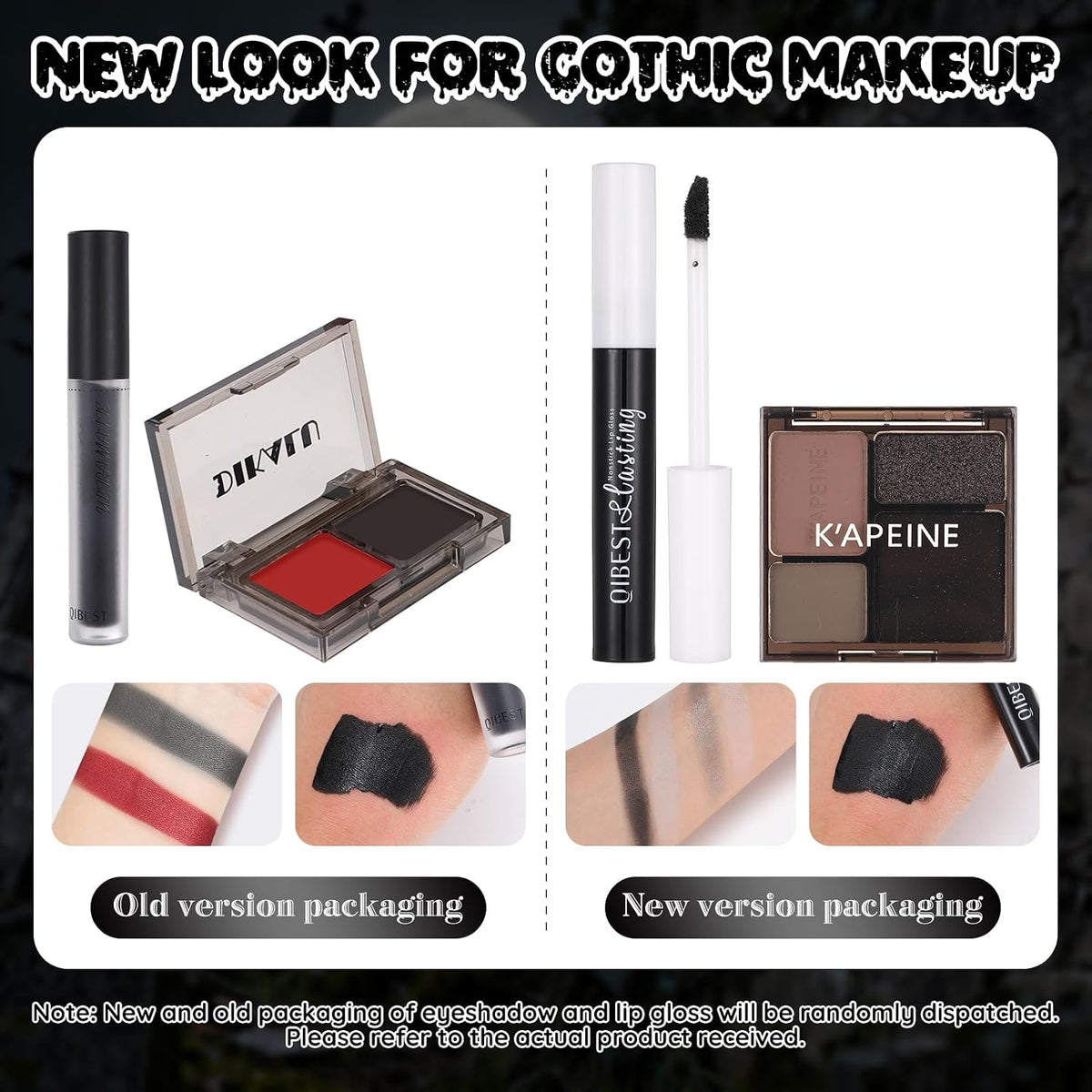 Gothic SFX Makeup Kit with Black Lipstick