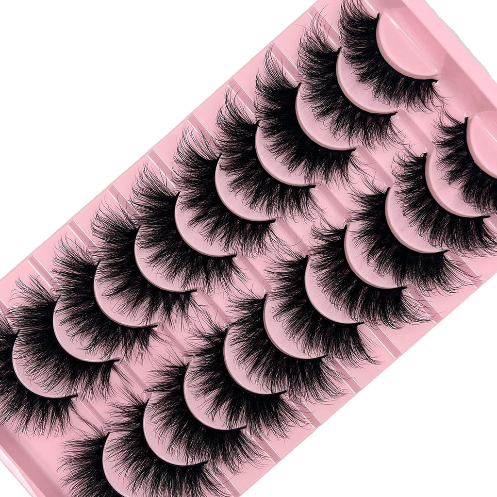 Wispy Cat-Eye Lashes - 10 Pairs