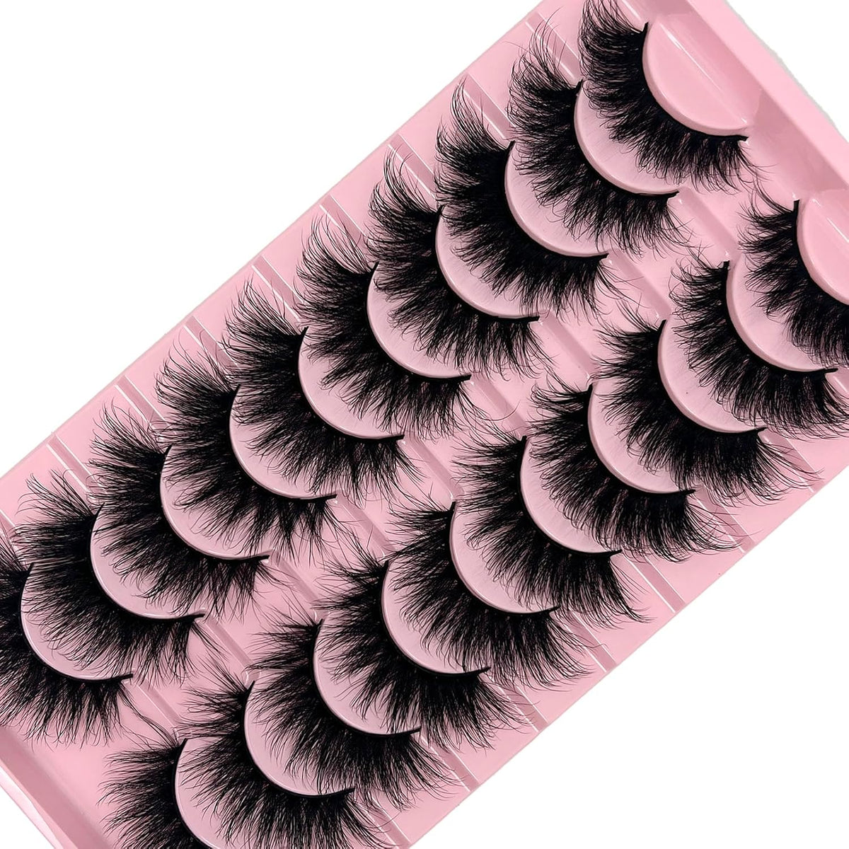 Wispy Cat-Eye Lashes - 10 Pairs