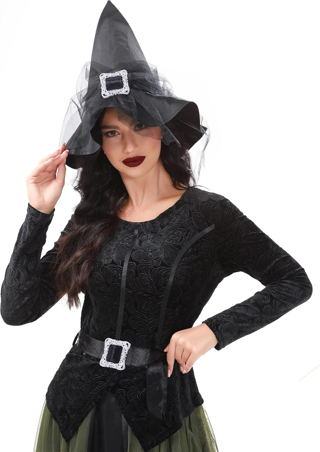 Sexy Witch Halloween Costume with Hat