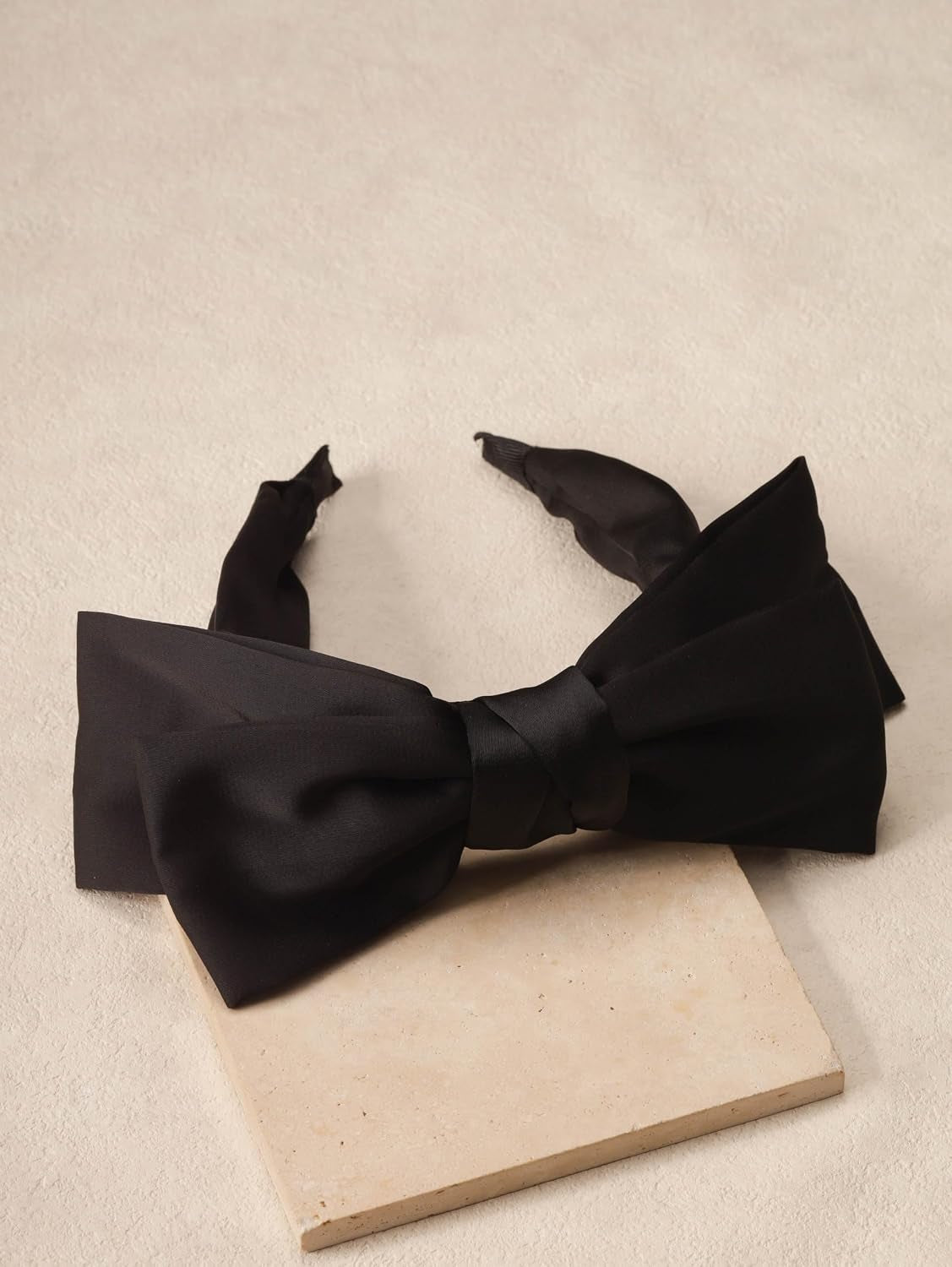 Black Bow Knotted Headbands, Gothic Hair Accessories