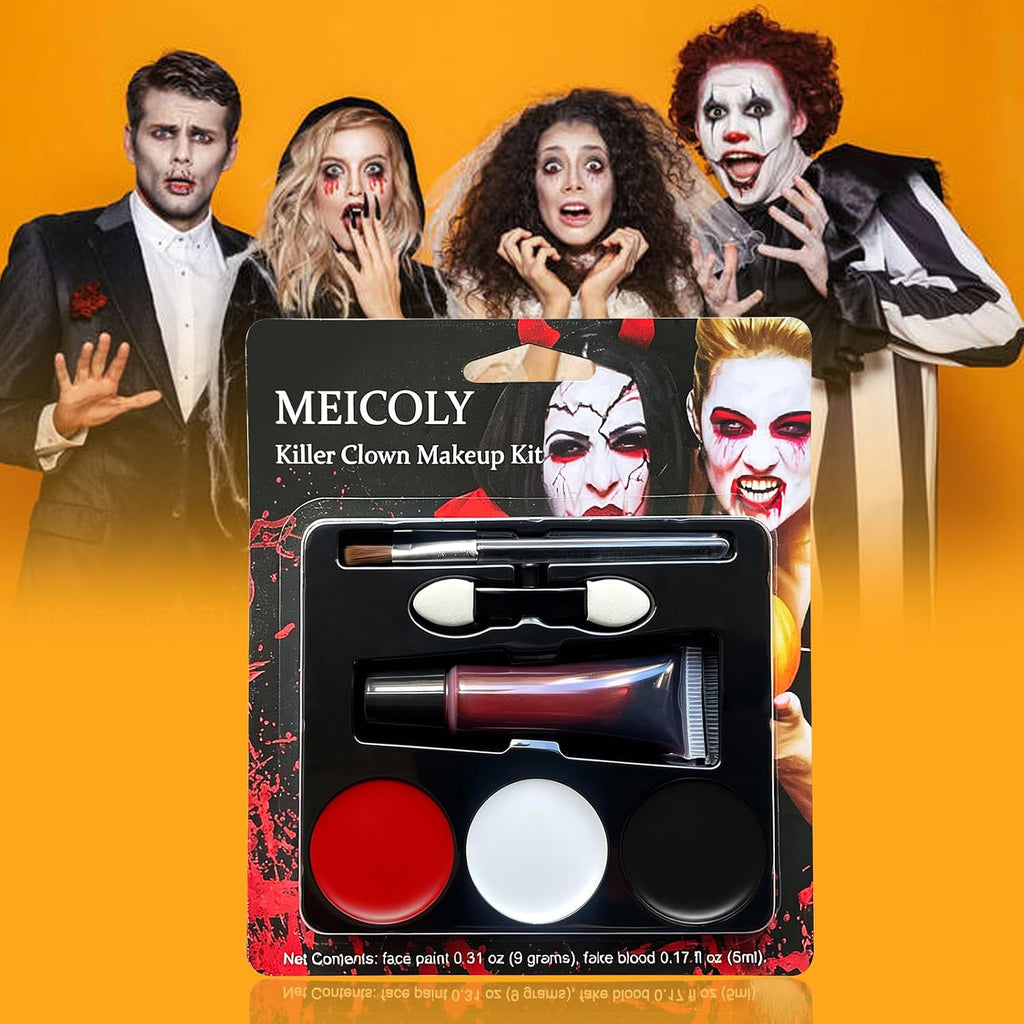 Corpse Bride Black and White Face Paint Kit