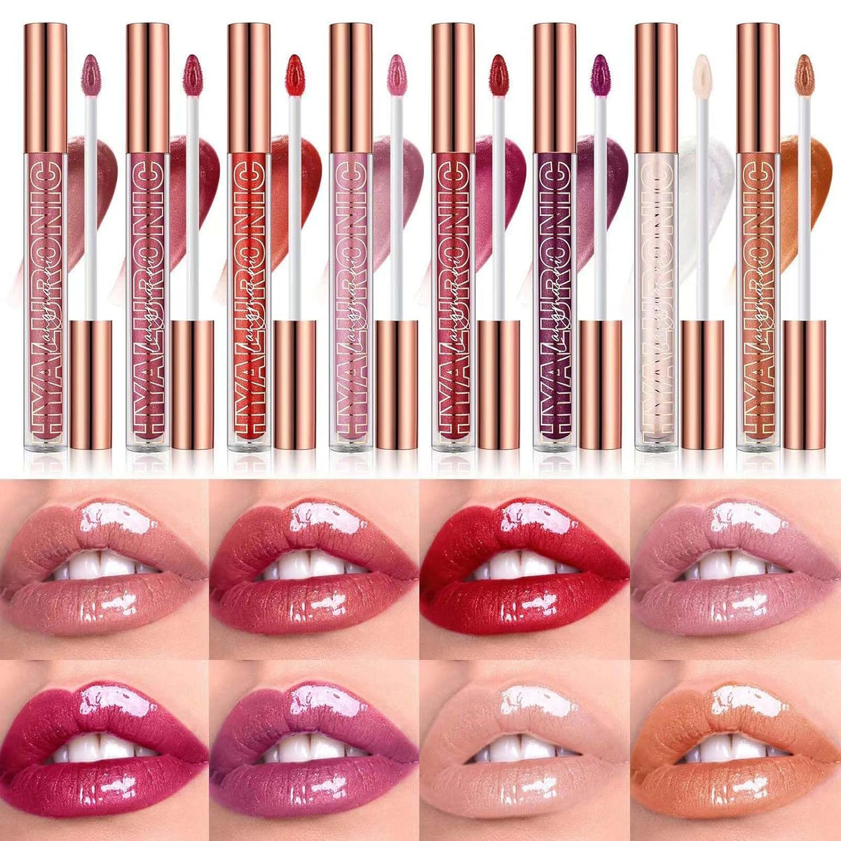 Cherry Red Glitter Lip Gloss and Plumper