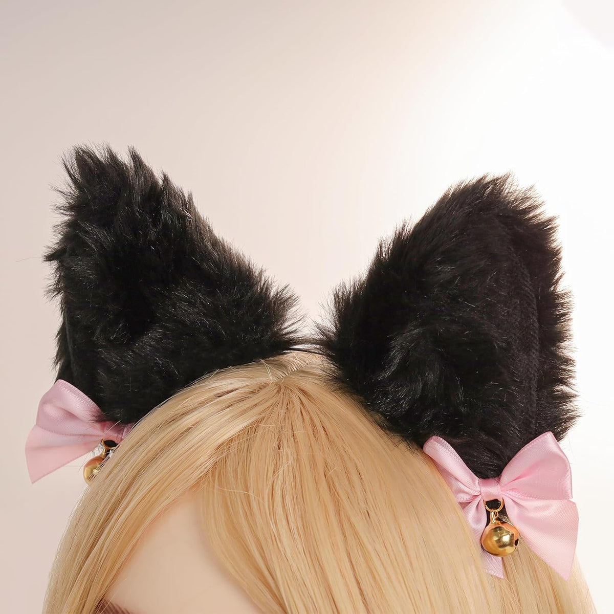 Cat Ears, Tail and Bell Choker Set