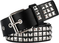 Black Pyramid Studded Punk Belt