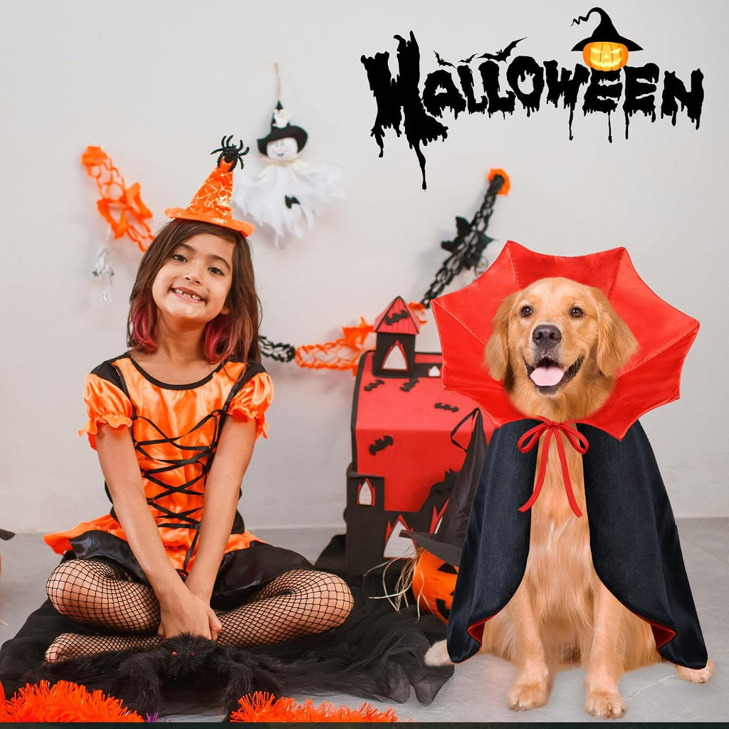 Vampire Devil Cape Halloween Costume for Dogs