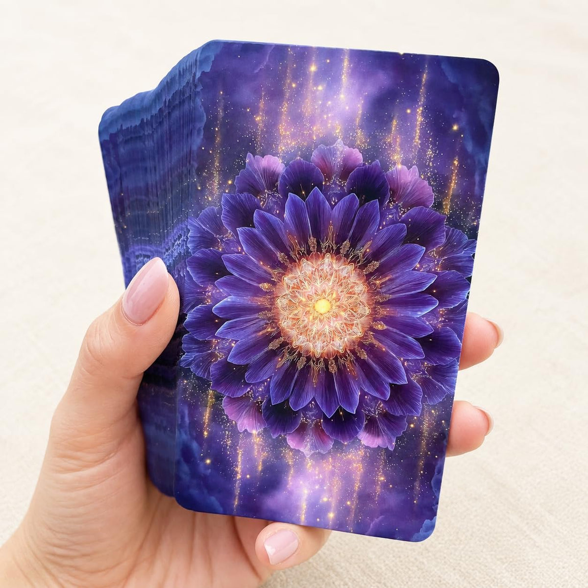 Violet Veil Tarot Deck - 78 Cards with Guidebook