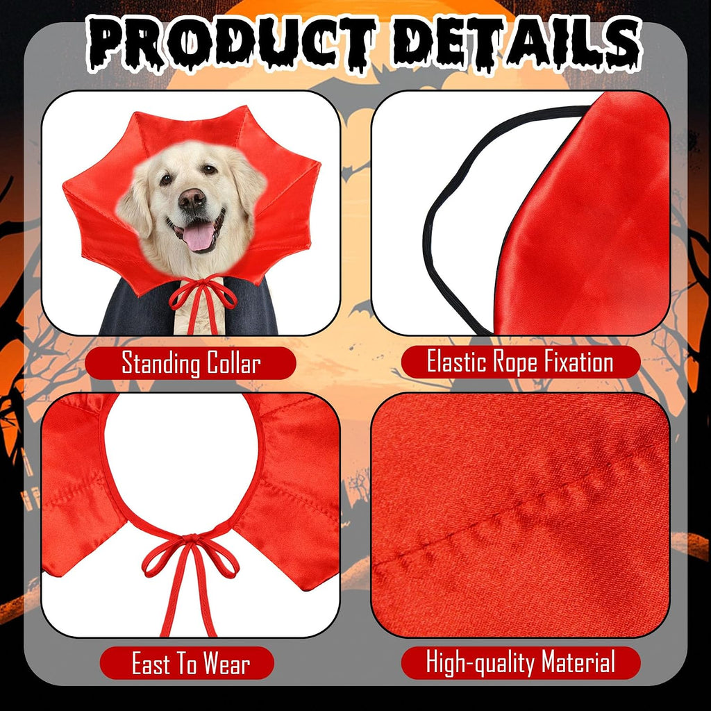 Vampire Devil Cape Halloween Costume for Dogs