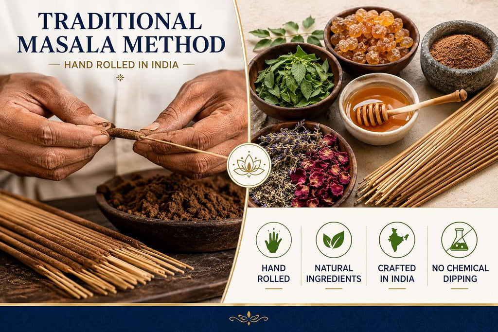 Hand-Rolled Incense Sticks Variety Pack - 6 Scents