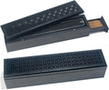 Black Wooden Coffin Incense Box with Storage