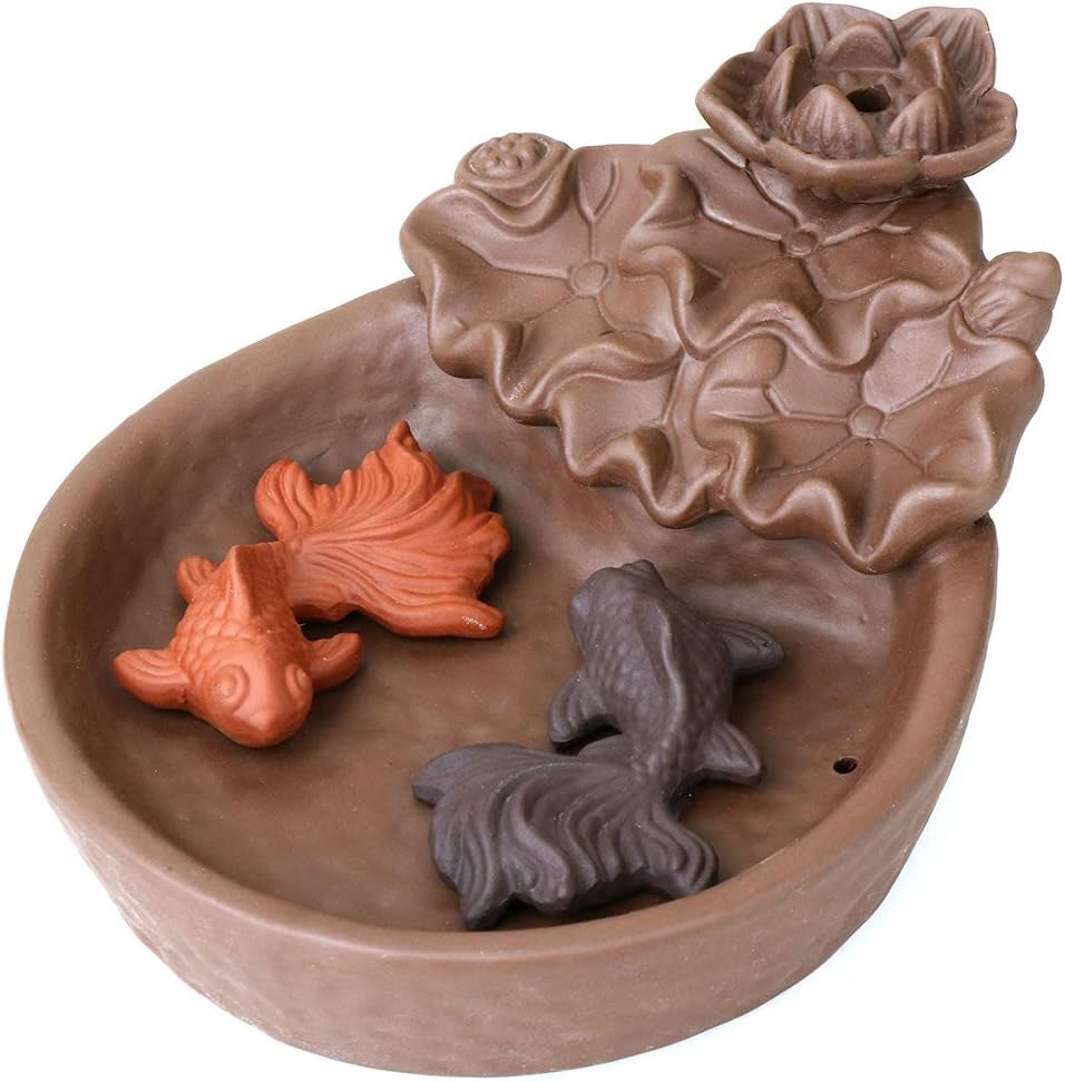 Purple Clay Backflow Incense Burner