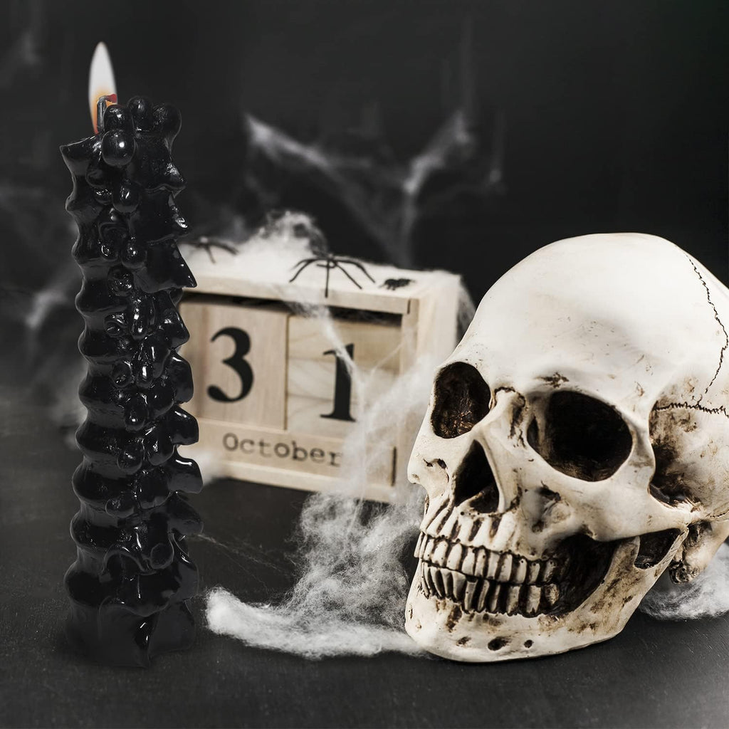 Black Spine Candle - Soy Wax, Cotton Wick
