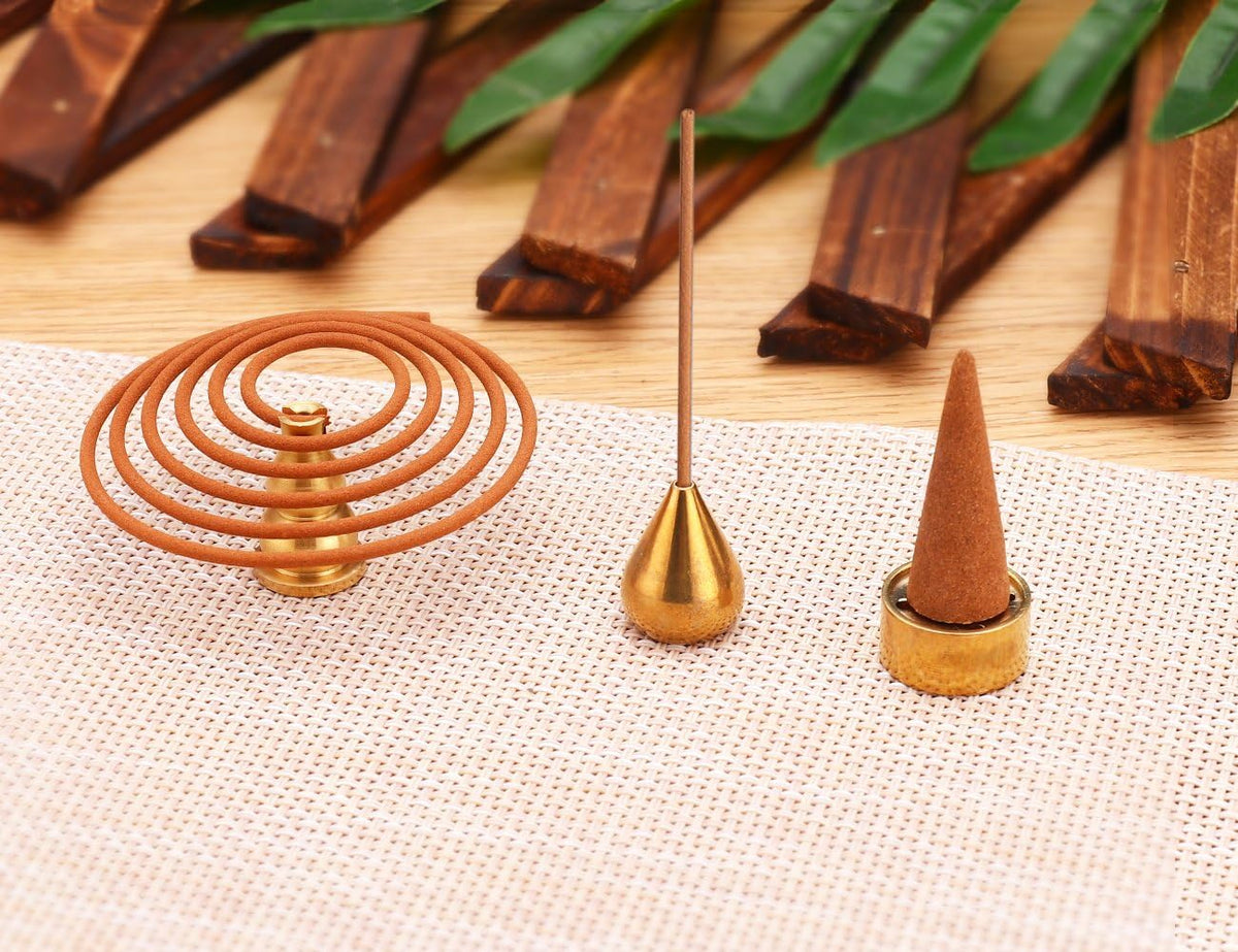 Brass Incense Holders - Set of 3