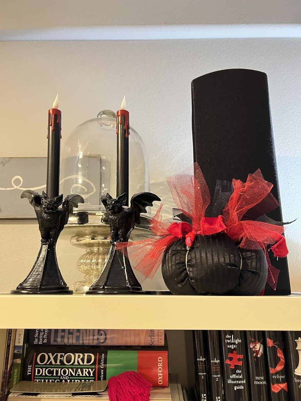 Gothic Bat Candle Holder