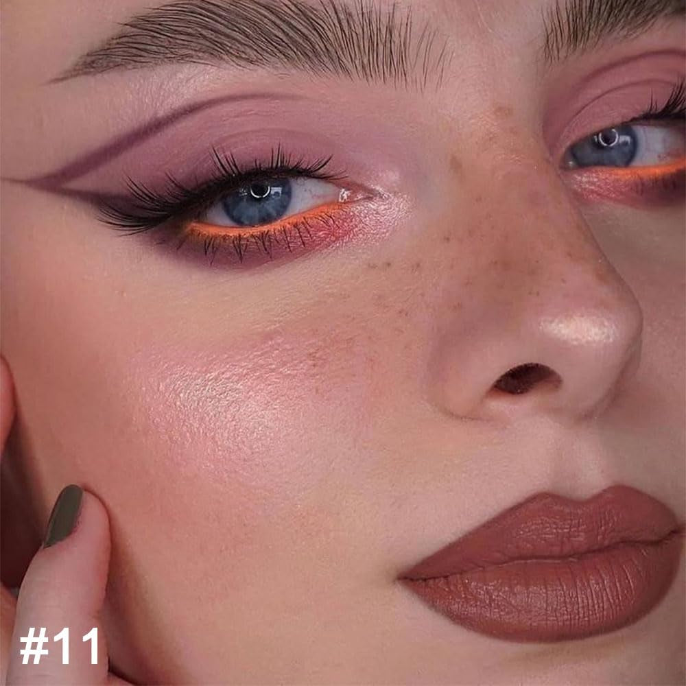 Dark Brown Matte Lipstick and Liner Kit