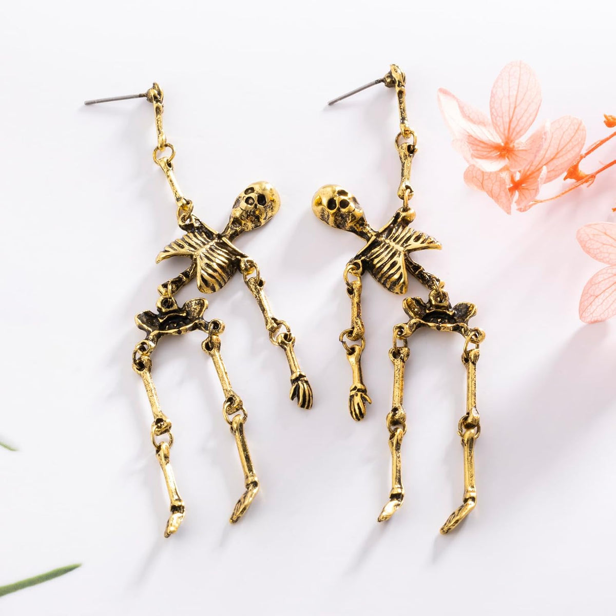 Gothic Punk Skull Earrings
