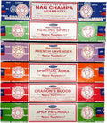 Hand-Rolled Incense Sticks Variety Pack - 6 Scents