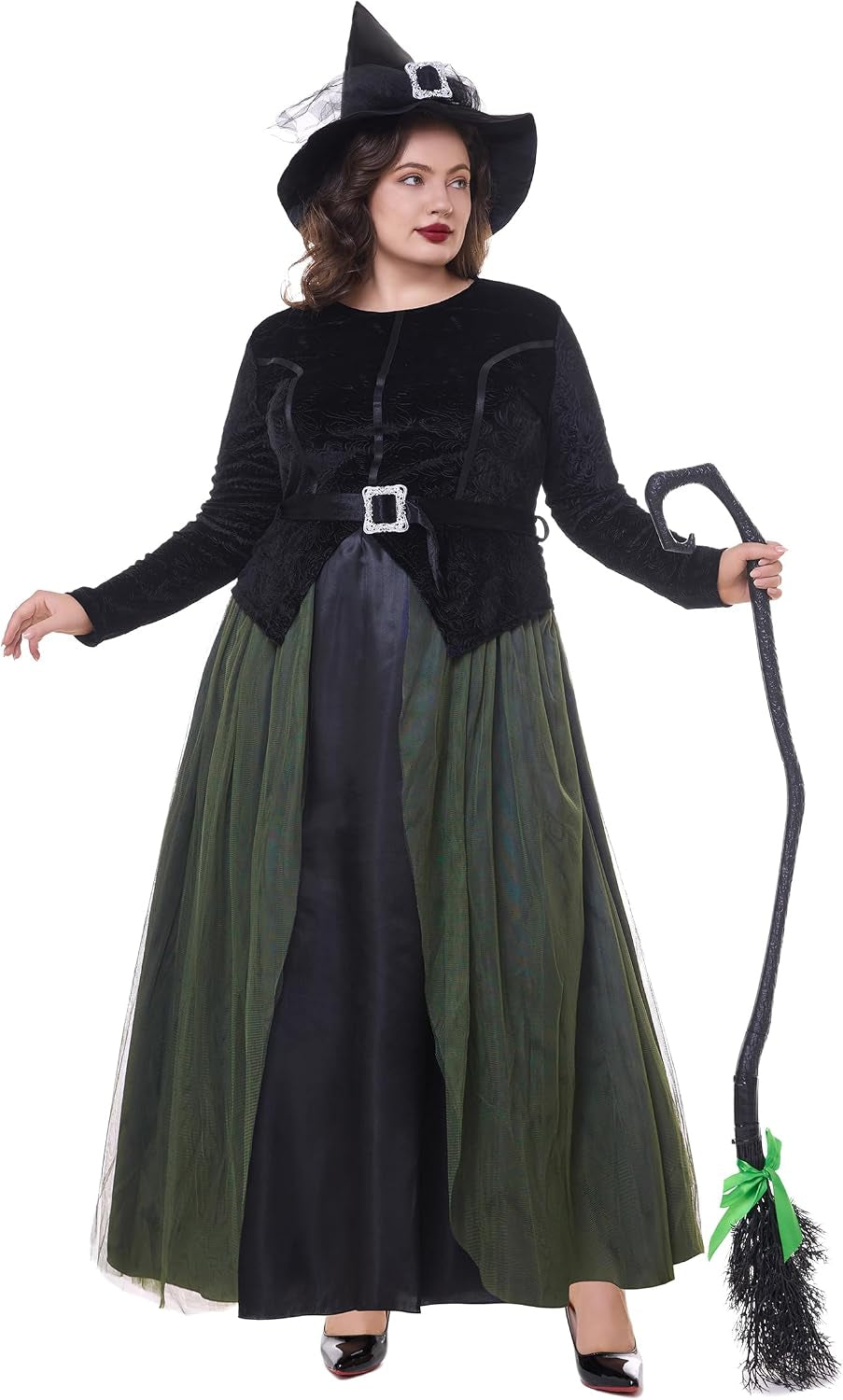 Sexy Witch Halloween Costume with Hat