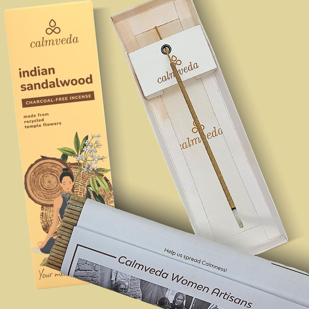 Indian Sandalwood Incense Sticks, 80 Pack