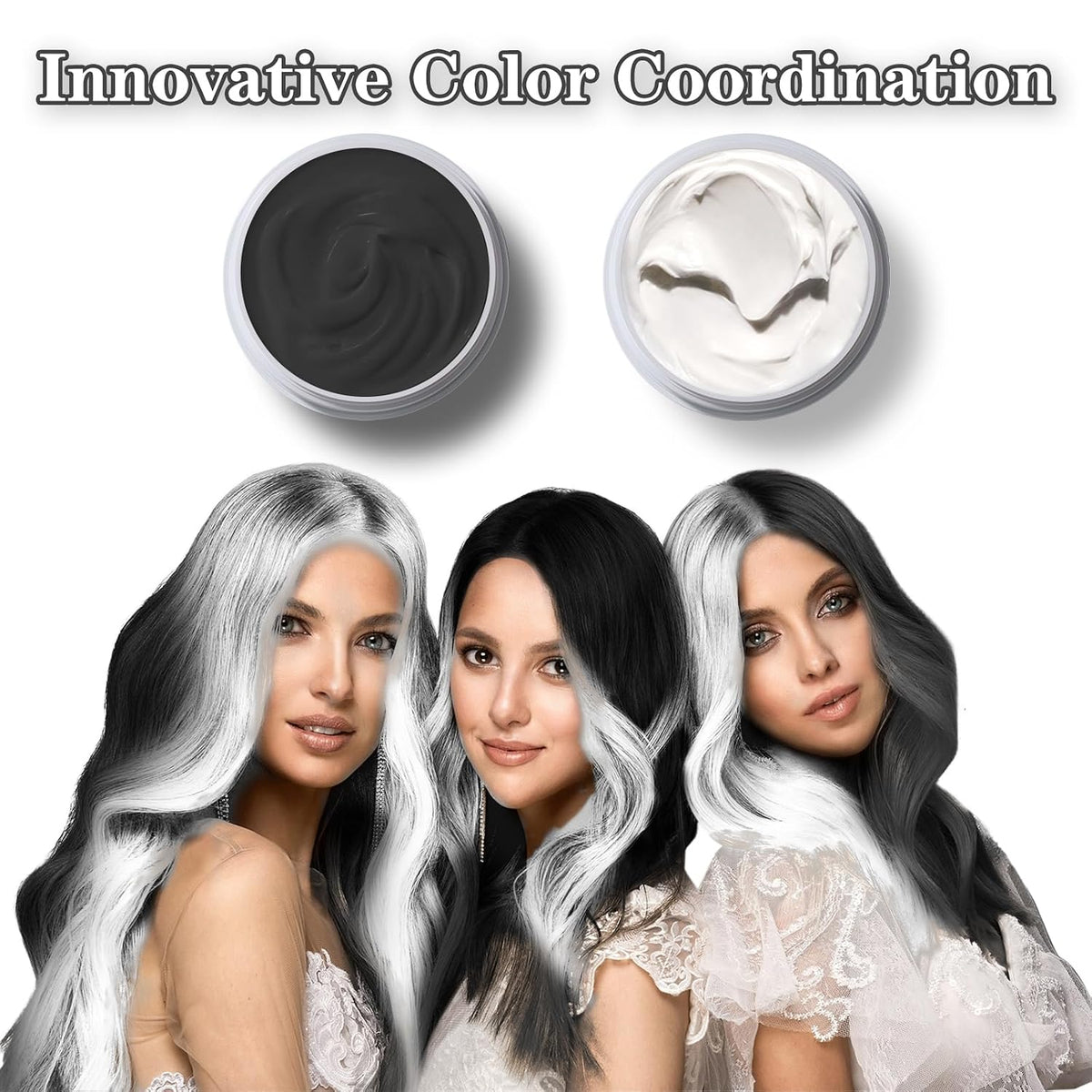 Black Temporary Hair Color Wax