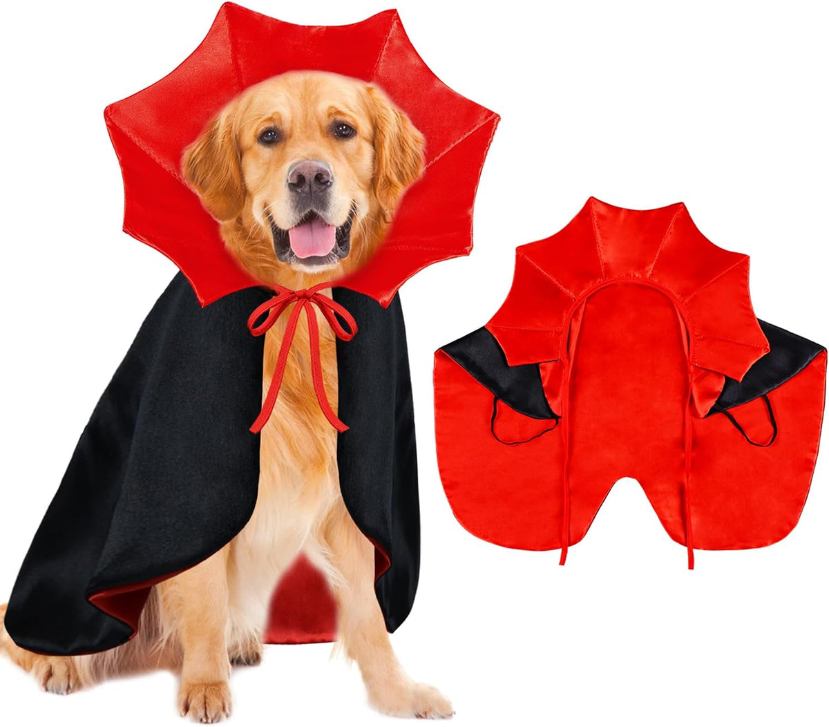 Vampire Devil Cape Halloween Costume for Dogs