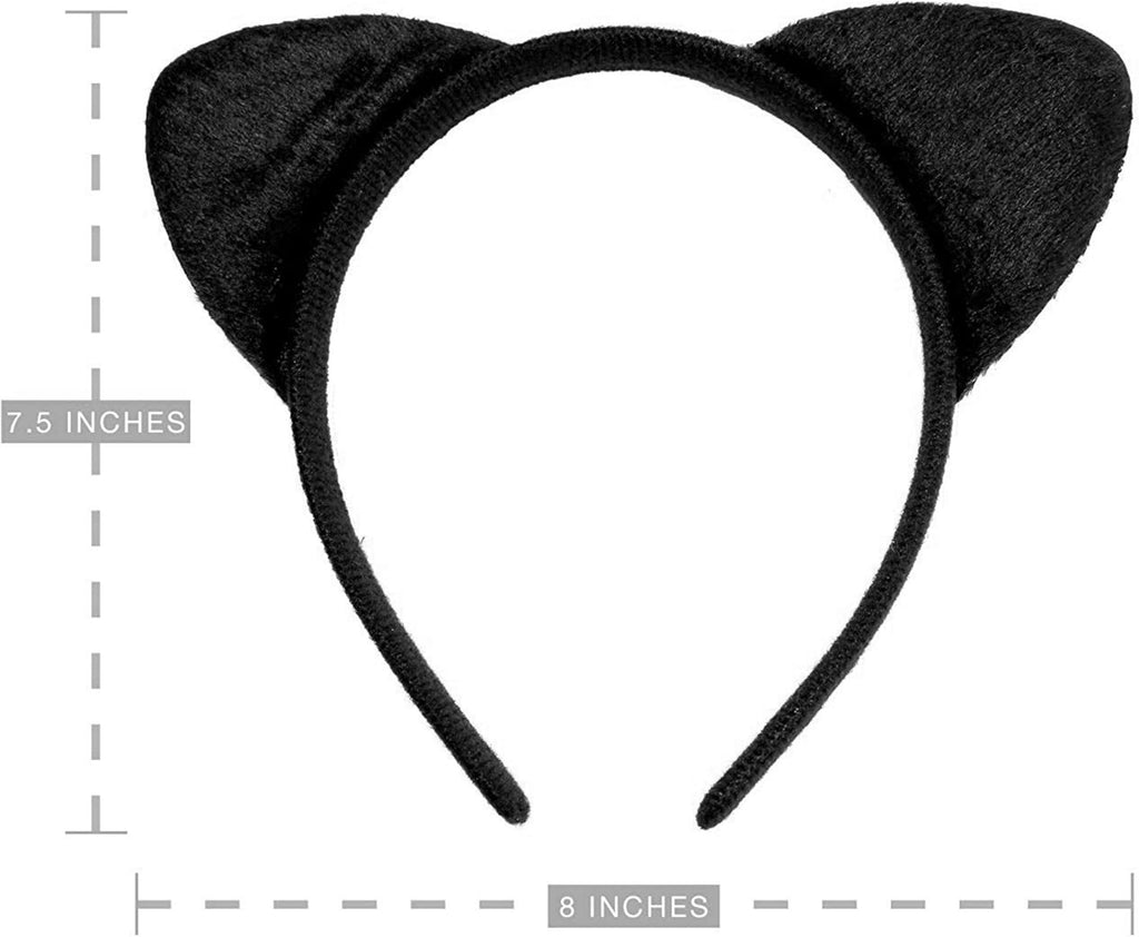 Black Cat Ears and Tail Set