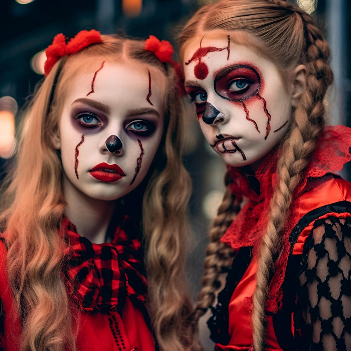 Vampire Makeup Kit with Fake Blood and Teeth