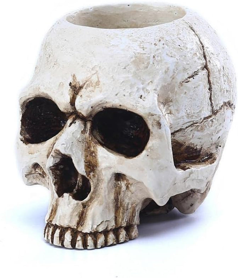 Mini Skull Resin Tea Light Holder