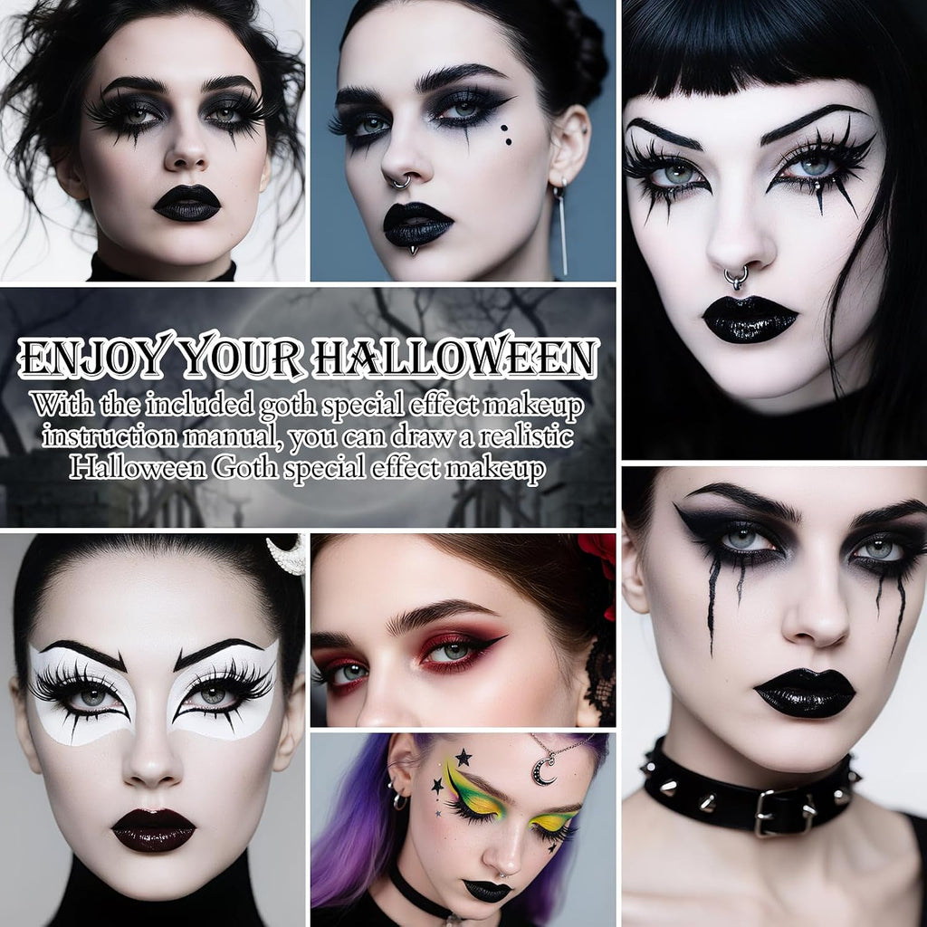 Gothic SFX Makeup Kit with Black Lipstick