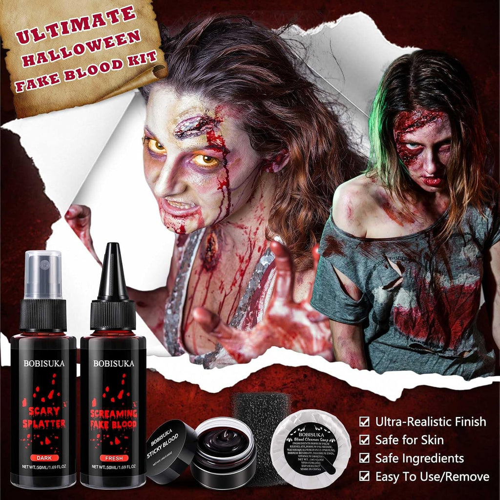 Fake Blood SFX Makeup Kit - 5 Piece
