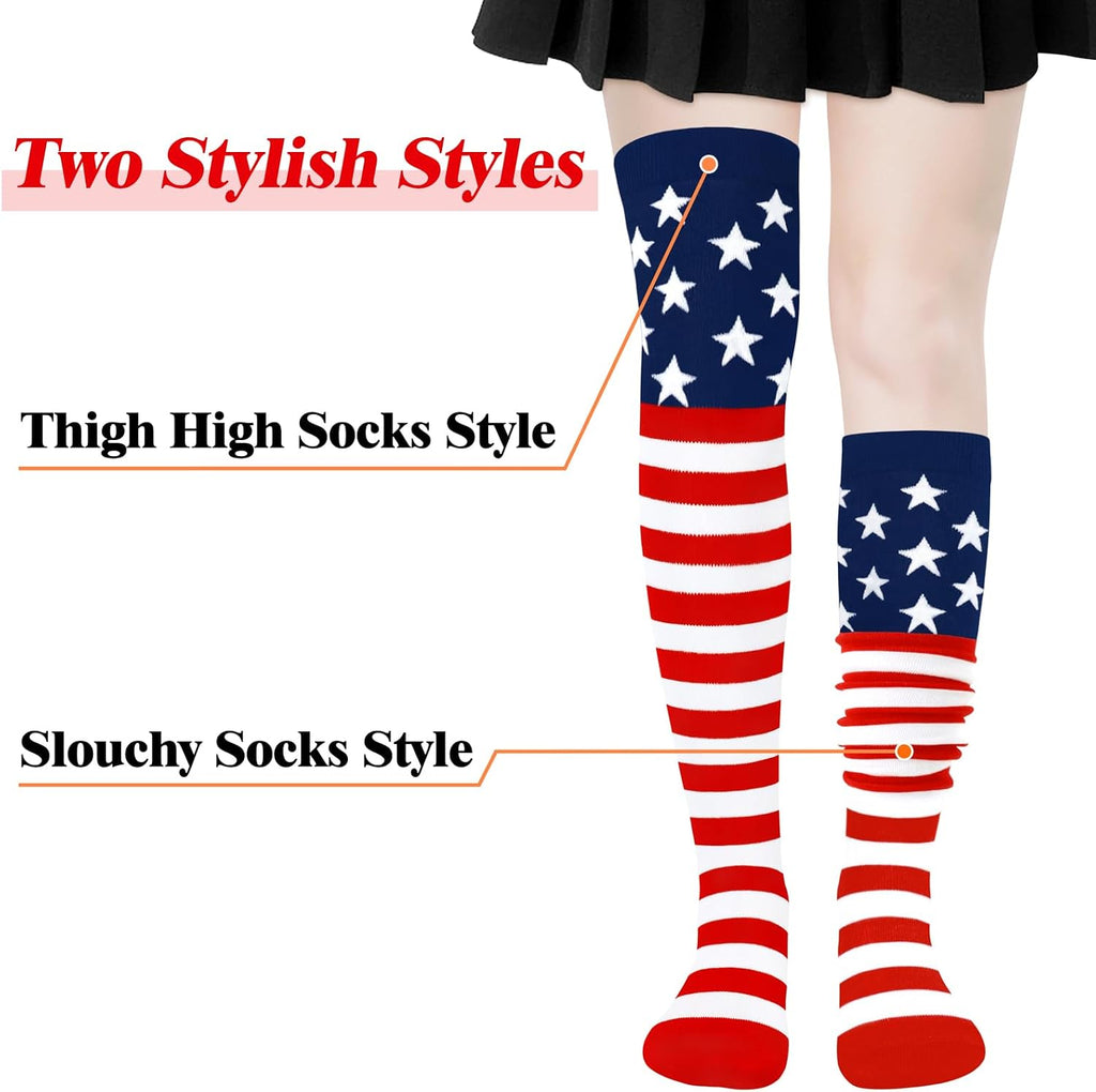 Halloween Thigh High Cotton Socks