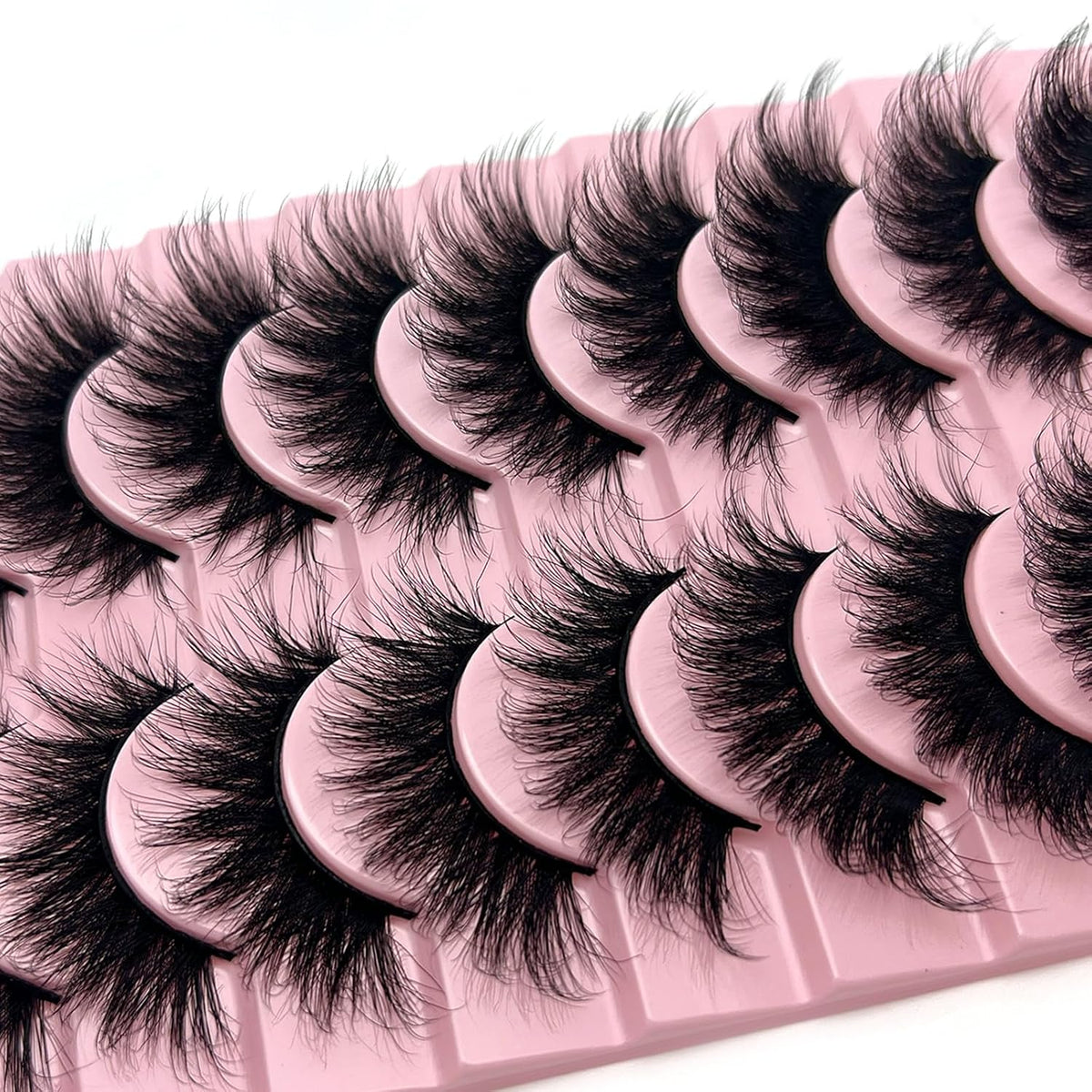 Wispy Cat-Eye Lashes - 10 Pairs