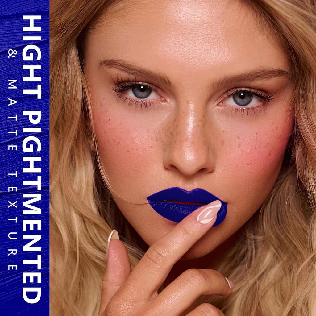 Midnight Blue Matte Liquid Lipstick