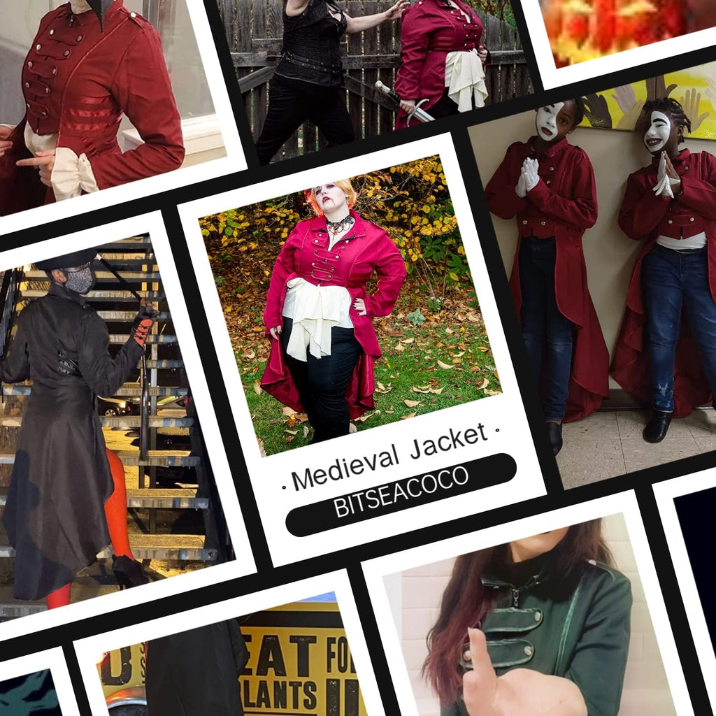 Gothic Vampire Renaissance Jacket for Women