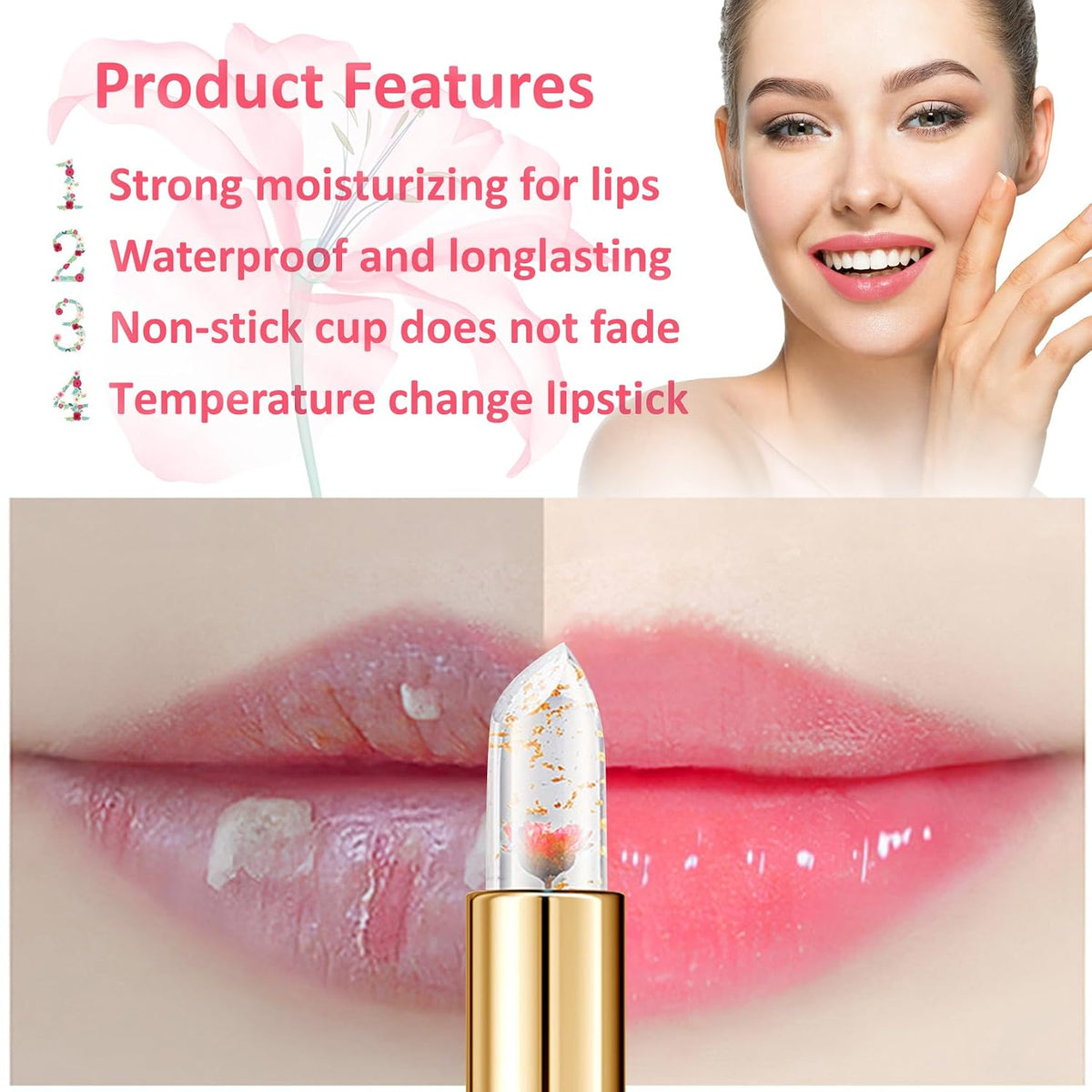 Wine Red Matte Lip Tint and Liquid Lipstick Set, 6 Colors