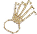 Skeleton Bone Hand Bracelet and Ring Set
